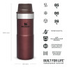 Термокружка Stanley Classic Trigger Action One Hand 2,0, 0,35 л, бордовая 10-09848-010